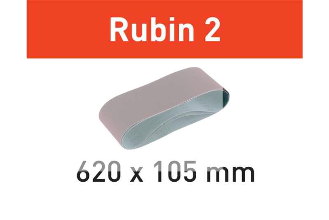 FESTOOL SLIPBAND L620X105-P40 RU2 RUBIN 2 10ST