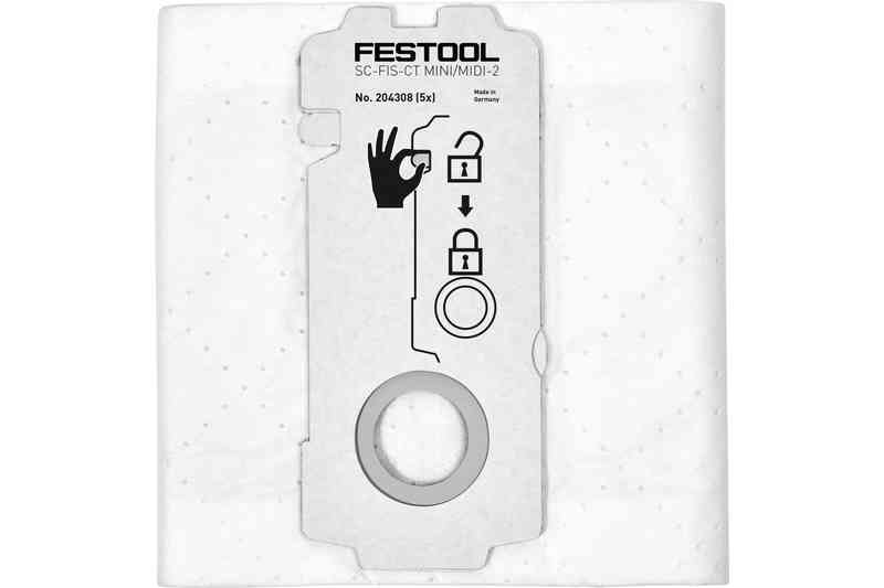 FESTOOL SELFCLEAN FILTERSÄCK SC-FIS-CT MINI/MIDI-2/5/CT15