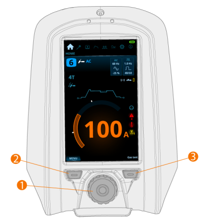 KEMPPI MASTERTIG PANEL 7&quot; TFT DC AC/DC