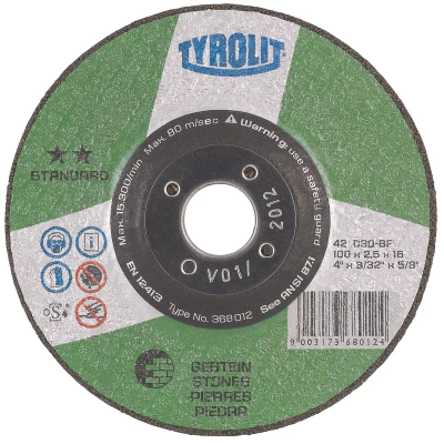 TYROLIT STANDARD KAPSKIVA STEN 230X3X22,23 25ST