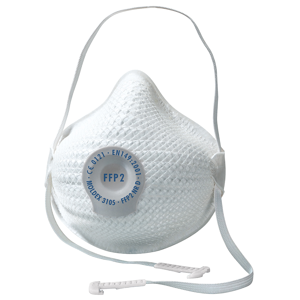 KORTTIDSMASK AIR 310501 FFP2 NR D VENTIL MOLDEX M 10ST