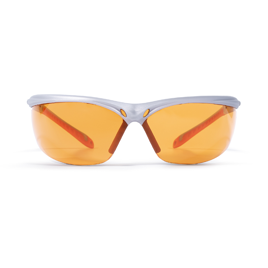 SKYDDSGLASÖGON 45 ZEKLER ORANGE LINS HC/AF