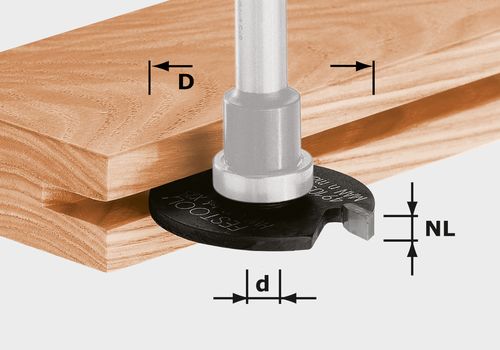 FESTOOL SKIVNOTFRÄS HW D40X3,5