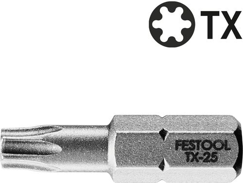 FESTOOL BITS TX 25-25 IMP/5X