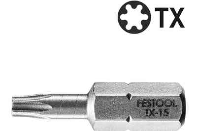 FESTOOL BITS TX 15-25/10