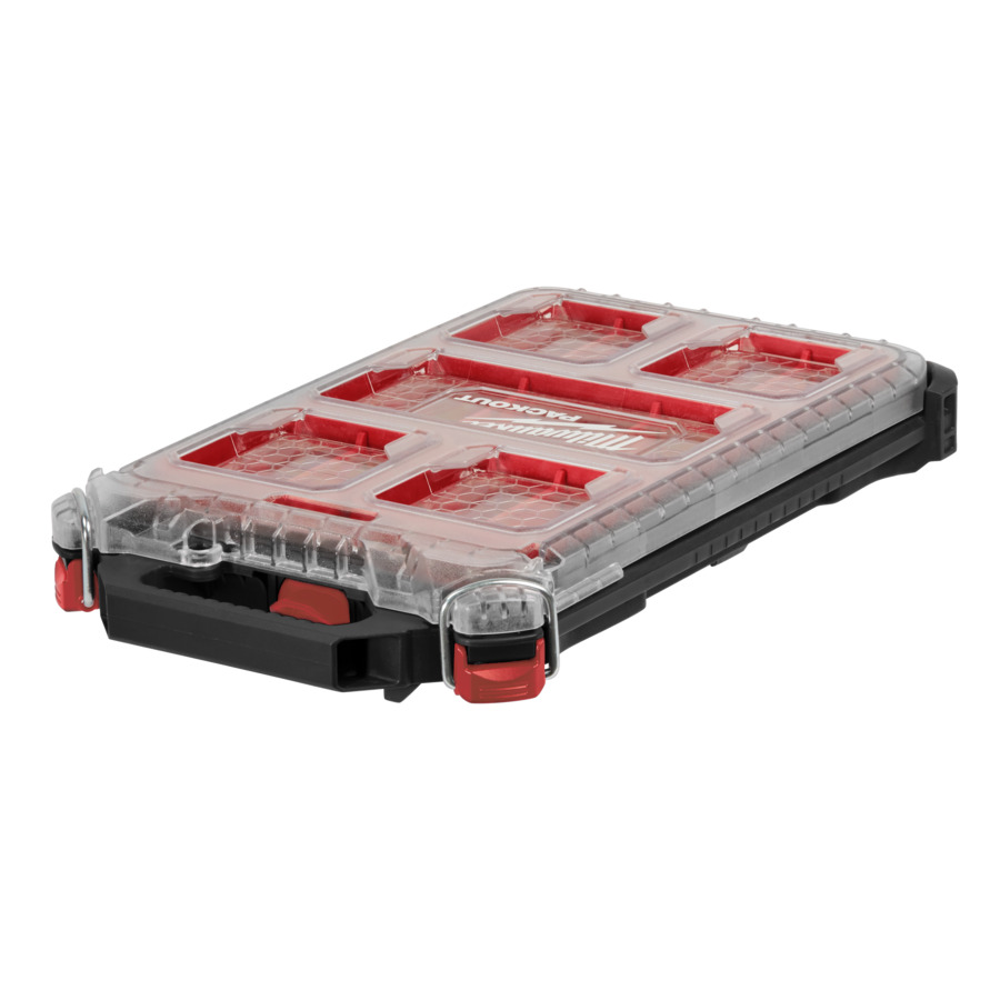 MILWAUKEE PACKOUT SLIM ORGANISER COMPACT - 1P