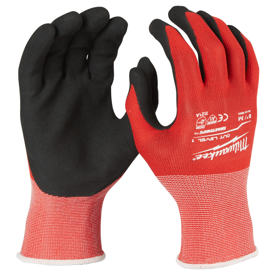 MILWAUKEE DIPPED GLOVES CUT LEVEL 1 - XXL/11 - 1P