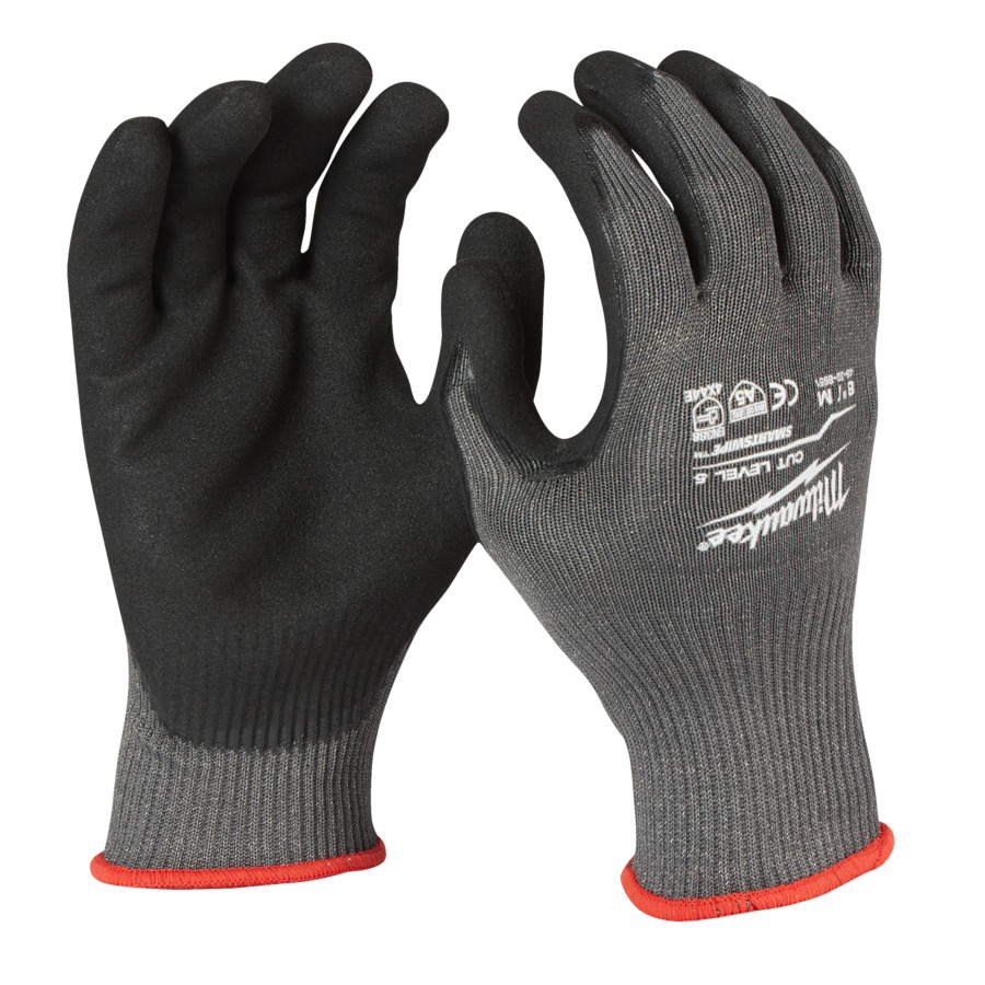 MILWAUKEE DIPPED GLOVES CUT LEVEL 5 - L/9 - 1P