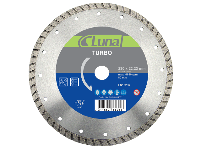 DIAMANTKLINGA 230X2,6X22 TUR