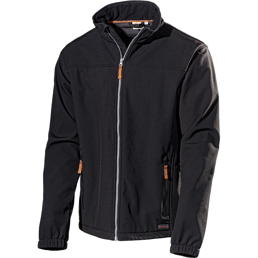 JACKA SOFTSHELL L.BRADOR 554P SVART 