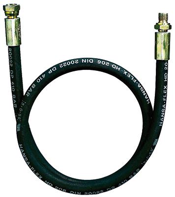 SMÖRJSLANG 1/4&quot; HONA 1/4&quot; HANE 4 METER