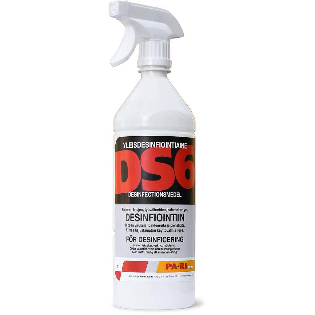 DS6-DESINFEKTIONSMEDEL 1,0 l SPRUTFLASKA