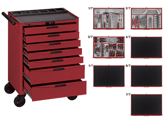 TENGTOOLS VERKTYGSSATS 282 DELAR