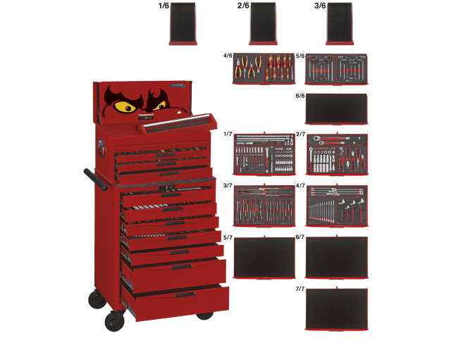 TENG TOOLS VERKTYGSSATS EVA 249 DELAR