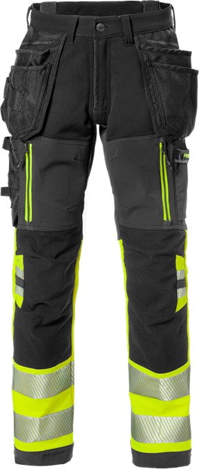 FRISTADS VARSEL HANTVERKARBYXA STRETCH 2568 STP, KLASS 1