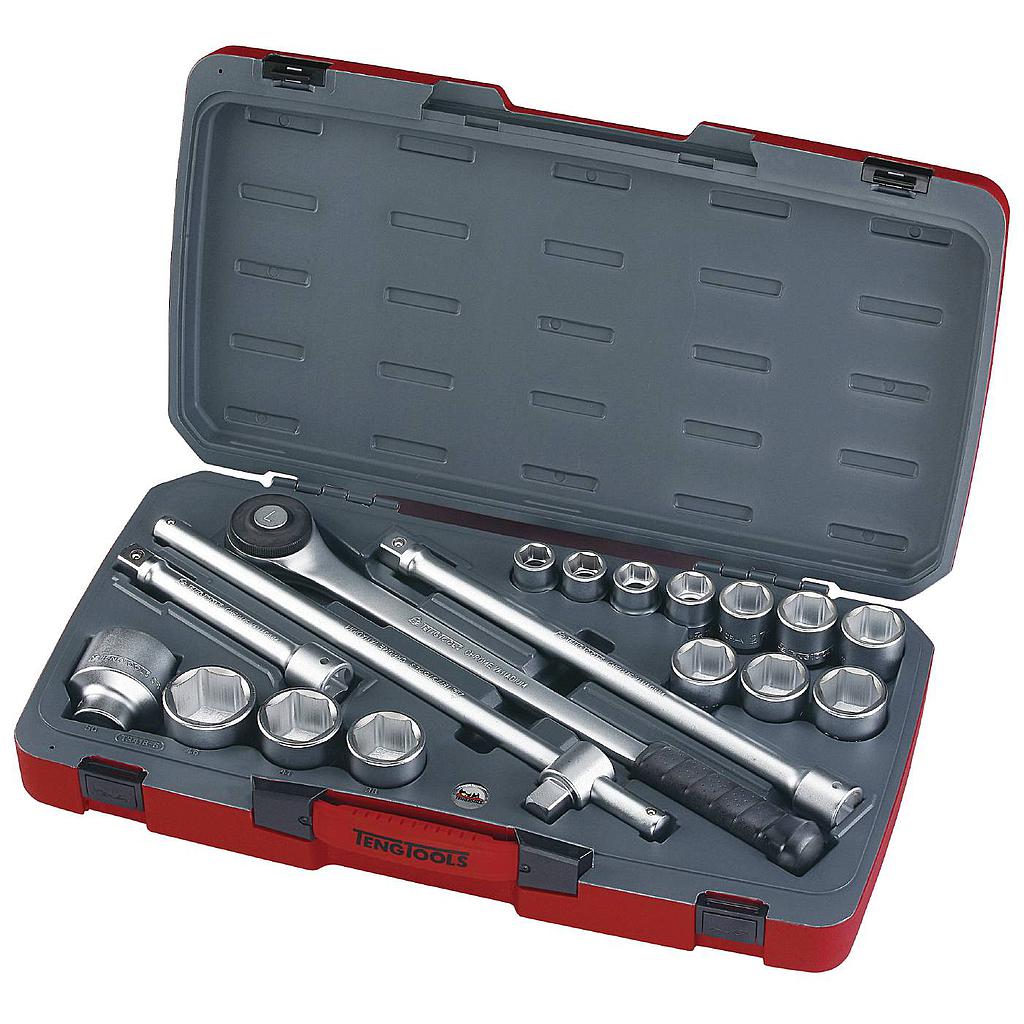 HYLSNYCKELSATS FYRKANTIGT FÄSTE 3/4&quot; TENG TOOLS T3418-6