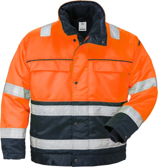 FRISTADS HIGH VIS VINTERJACKA S. 3 444 PP ORANGE/BLÅ