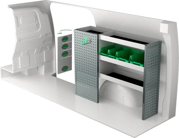 SYSTEM EDSTRÖM HYLLA F41723