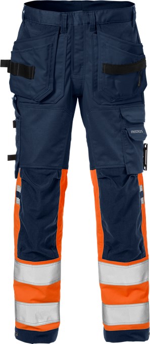 FRISTADS HIGH VIS BYGGAR STRETCH BYXA LK 1 2614 PLUS