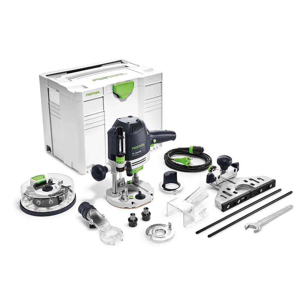 FESTOOL HANDÖVERFRÄS OF 1400 EBQ-Plus + Box-OF-S 8/10x HW
