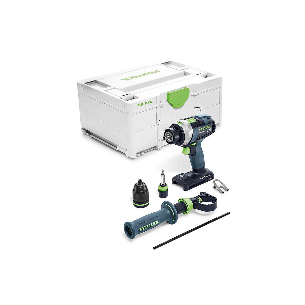 FESTOOL TPC 18/4 I-BASIC SKRUVDRAGARE &amp; SLAGBORR QUADRIVE