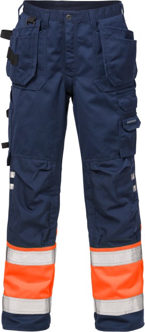 FRISTADS VARSEL HANTVERKARBYXA 2029 PLU, KLASS 1 ORANGE