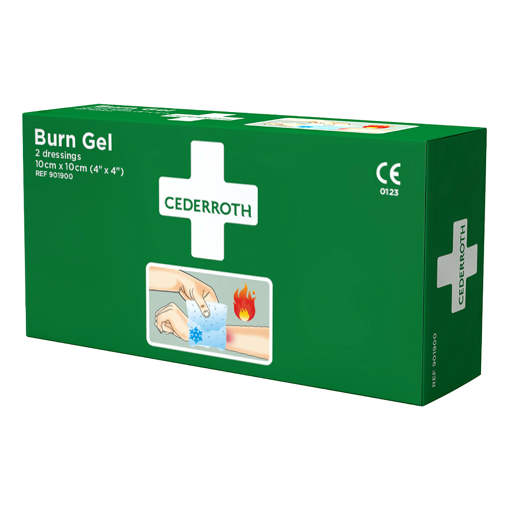 BRÄNNSKADEKOMPRESS 901900 CEDERROTH BURN GEL 10X10CM