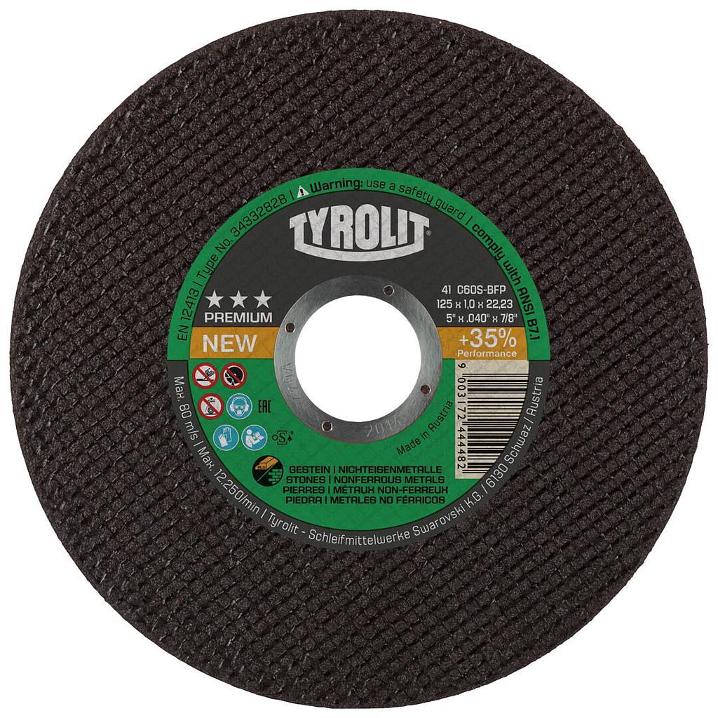 TYROLIT KAPSKIVA FÖR STEN 125X1,0MM