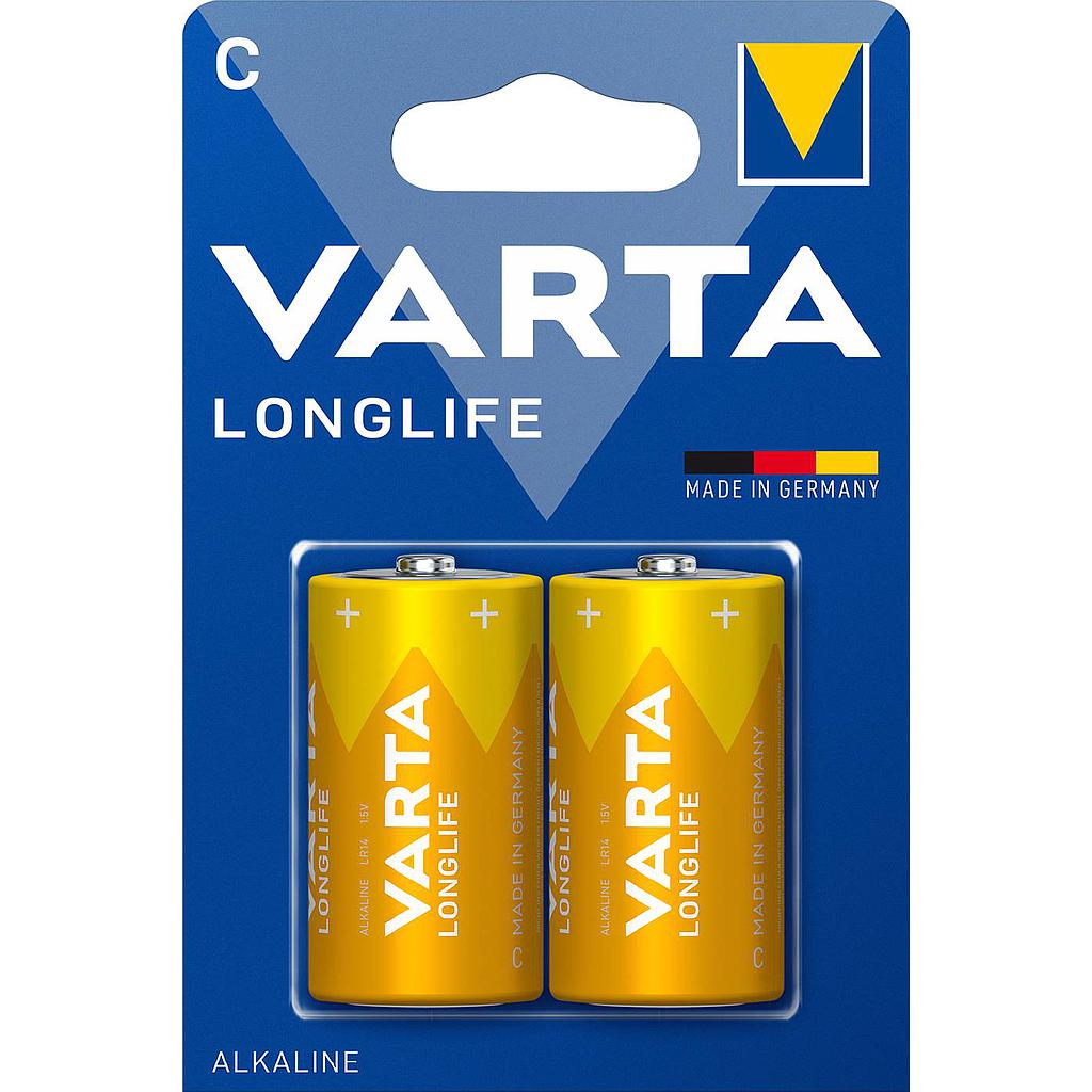 BATTERI VARTA LONGLIFE LR14 C 1,5V