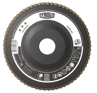TYROLIT PREMIUM LAMELL LONGLIFE 125X22,23 P80 10ST