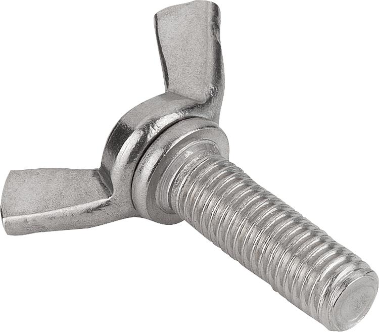VINGSKRUV A4 DIN 316 M5X16