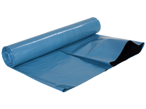 SOPSÄCK PLAST 0,12MM 125L BLÅ