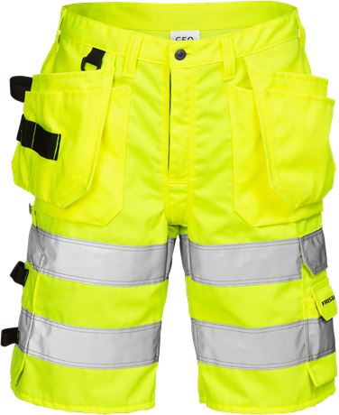 FRISTADS HI VIS SHORTS LK 2 2028 PLU
