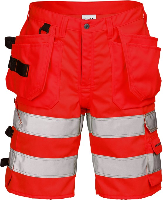 FRISTADS HI VIS SHORTS LK 2 2028 PLU