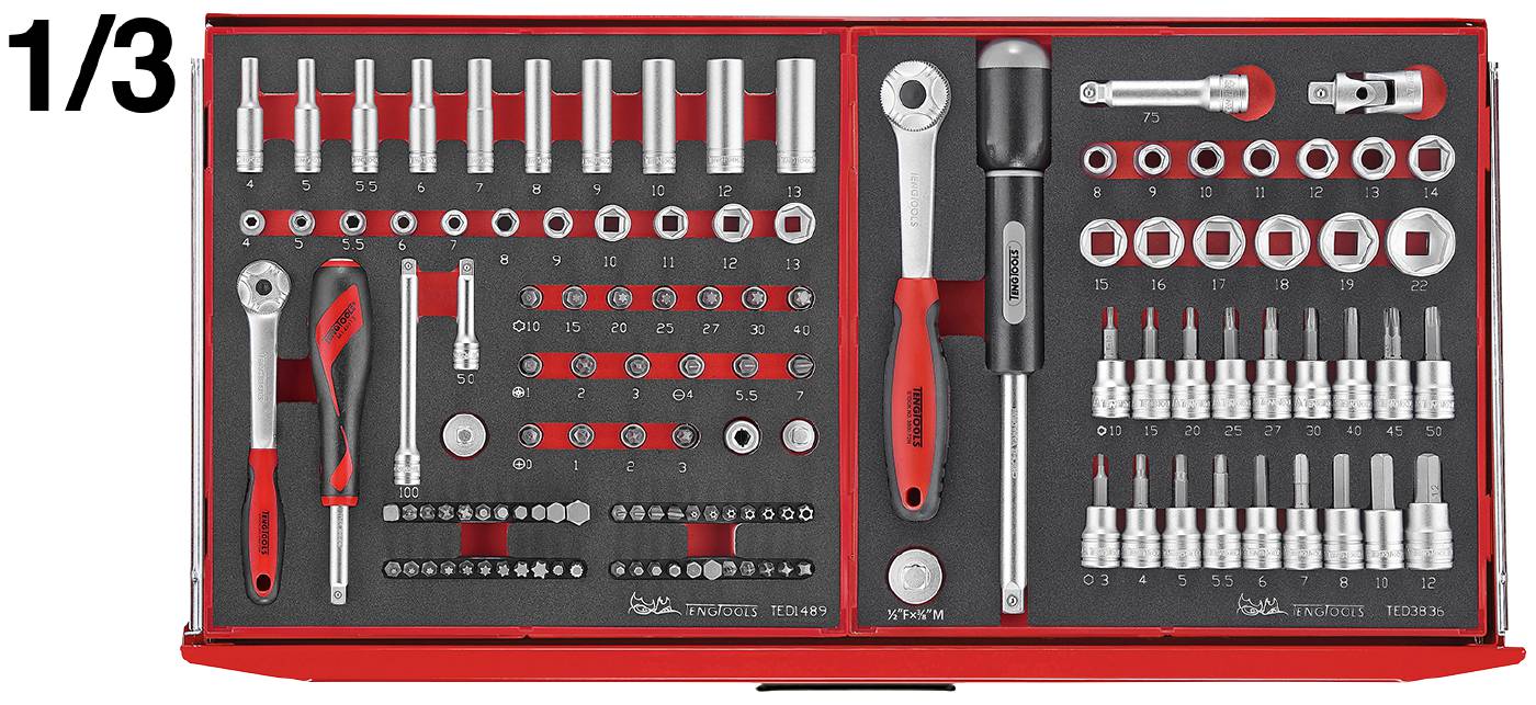 TENG TOOLS VERKTYGSSATS EVA 183 DELAR