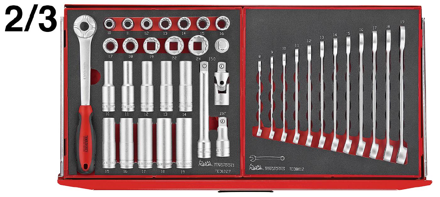 TENG TOOLS VERKTYGSSATS EVA 183 DELAR
